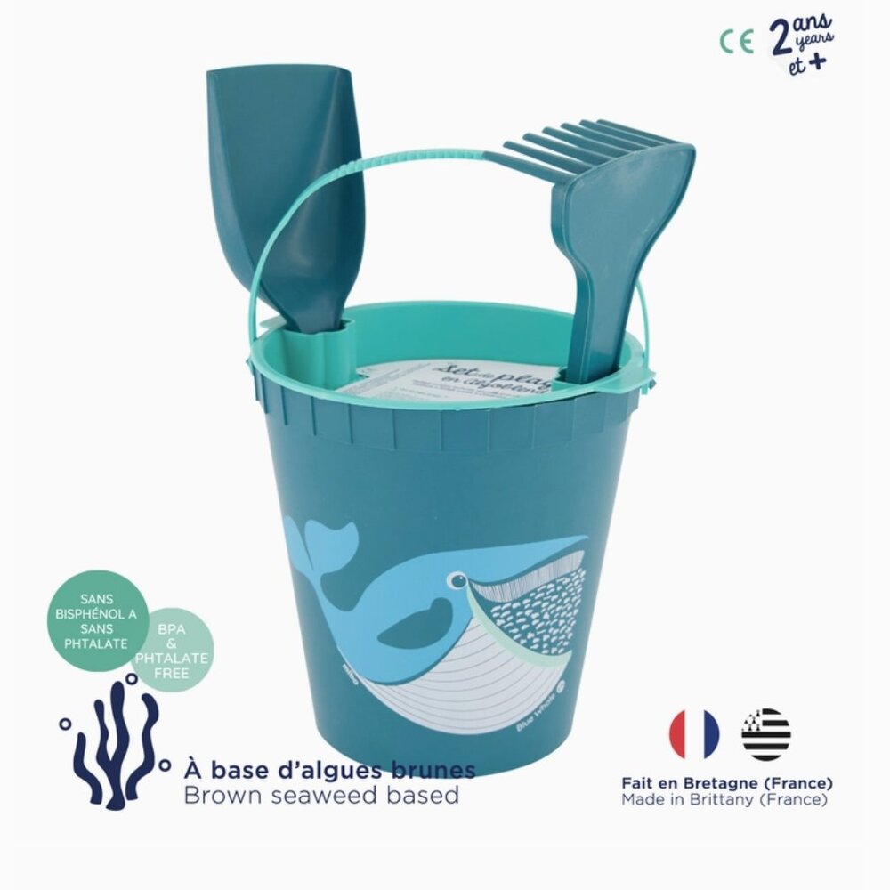 Eco-Friendly Children's Beach Toy Kit - Whale
